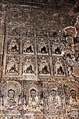 Bagan Myanmar. Mural paintings of the Thambula temple. 